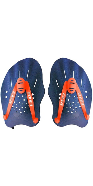 2026 Zone3 Ergo Swim Training Hand Paddles SA19EPAD - Blue / Orange